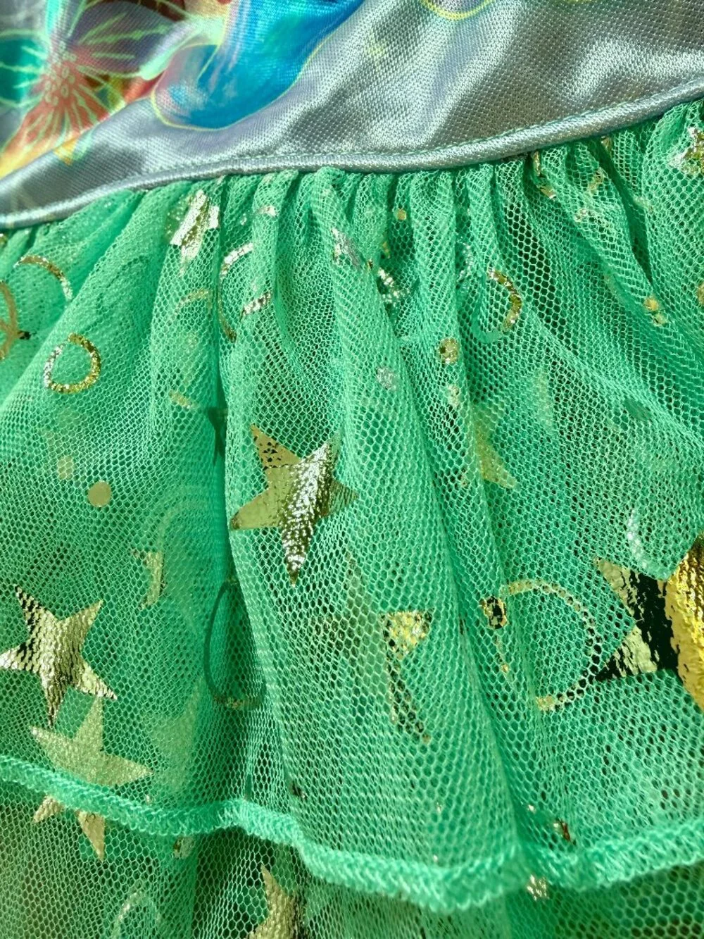 Disney Ariel Little Mermaid Girls Fantasy Gown 2-Pack Multi Teal NWT Lot of 2 - Picture 5 of 12